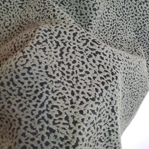 Loft Small Petite SP Green Black Textured Sheath Dress Pockets Short sleeve - Picture 9 of 10